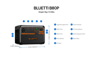 B80P Expansion Battery | 806Wh