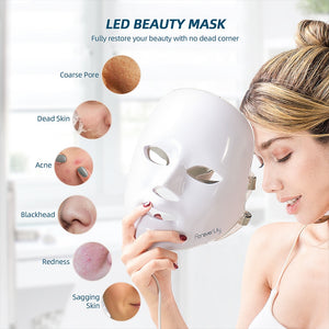 Foreverlily Minimalism 7 Colors Led Facial Mask Photon Therapy