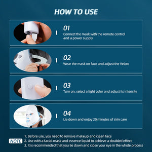 Foreverlily Minimalism 7 Colors Led Facial Mask Photon Therapy