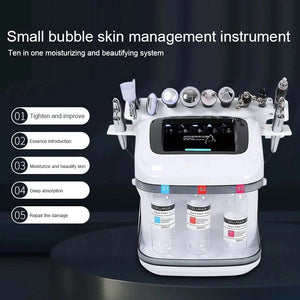 11 In 1 facial Machine H2o2 Aqua Peeling Lift Skin Bubble Moisturizer