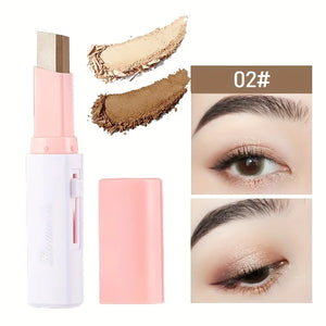 2 In 1 Pearly Highlighter Eyeshadow Stick Makeup Waterproof Long