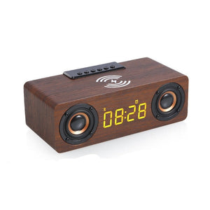 Multifunctional Wooden Retro Alarm Clock - 4msproducts