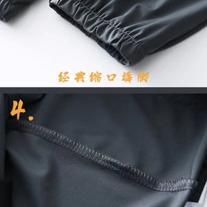 Summer Quick-drying Ice Silk Casual Pants Men's Ultra-thin Elastic