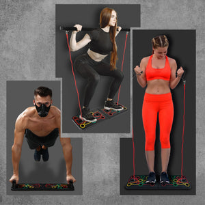 9 in 1 Push Up Rack Board System - 4msproducts