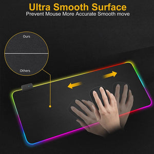 RGB Gaming Light Up Mouse Pad - 4msproducts