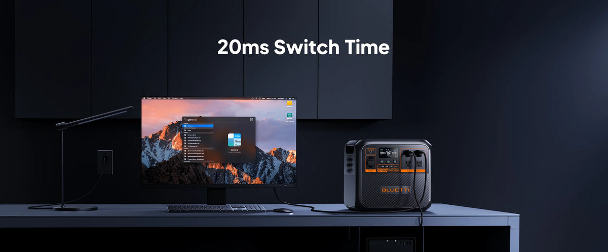 BLUETTI AC180P Solar Portable Power Station | 1,800W 1,440Wh