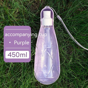 Pet Water Bottle Large Capacity Medium To Large Dog Drinking Bottle