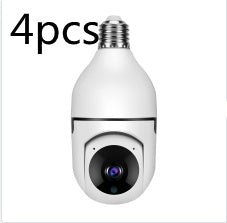 1080P Bulb 4X Zoom Camera E27 Home 5GWiFi Alarm Monitor