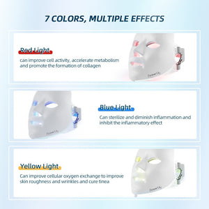 Foreverlily Minimalism 7 Colors Led Facial Mask Photon Therapy