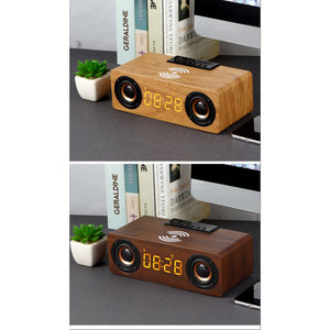 Multifunctional Wooden Retro Alarm Clock - 4msproducts