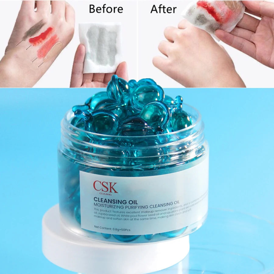 50pcs Cleansing Oil Makeup Remover Oil