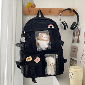 School Large-capacity Cute Women Nylon Backpack Ins Junior High