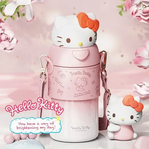560ml Sanrio Kuromi Hello Kitty Stuff Kids Thermos Cup Insulated