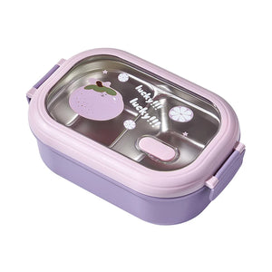 Portable Stainless Steel Lunch Box Leakproof Kawaii Cartoon Bento Box