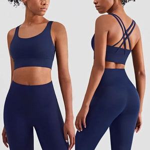 2 Piece Yoga Women's Tracksuit Athletic Wear Pilates Fitness