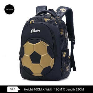 Football backpack for children schoolbag anime backpack travel school