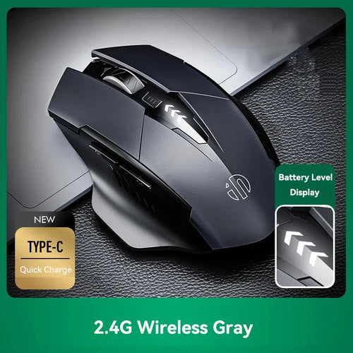 Bluetooth Compatible Mouse Rechargeable 2.4G INPHIC PM6 Wireless Mouse