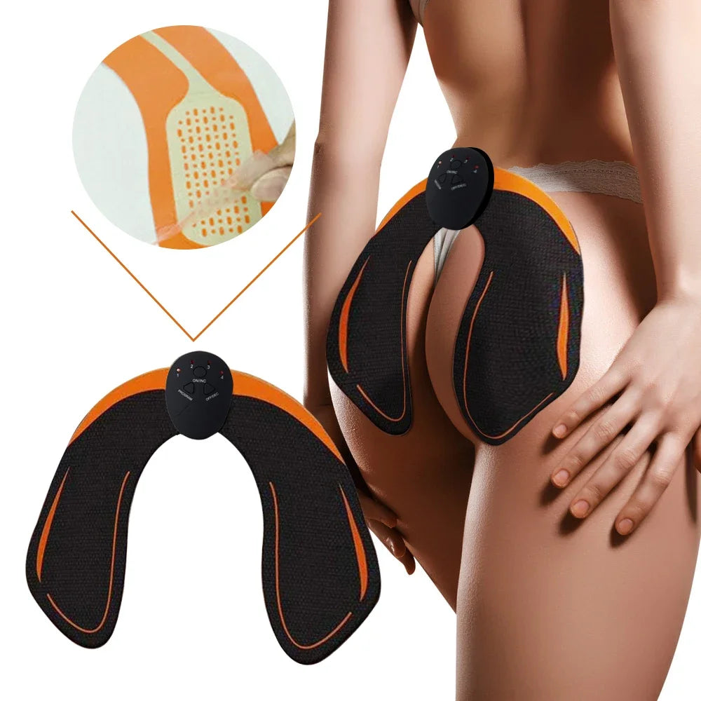 Electric EMS Abdominal Muscle Stimulator Buttocks Massage Patch Hip