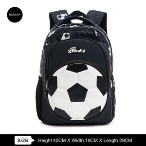 Football backpack for children schoolbag anime backpack travel school