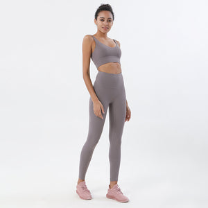 Soisou 2 Piece/set Tracksuits Women's Yoga Set Sports Suit