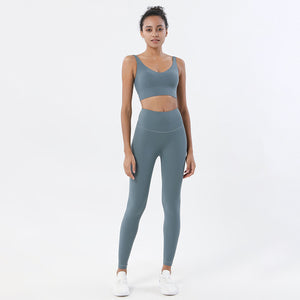 Soisou 2 Piece/set Tracksuits Women's Yoga Set Sports Suit