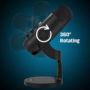 USB Microphone for PC Mac Gaming Recording Streaming Podcasting,