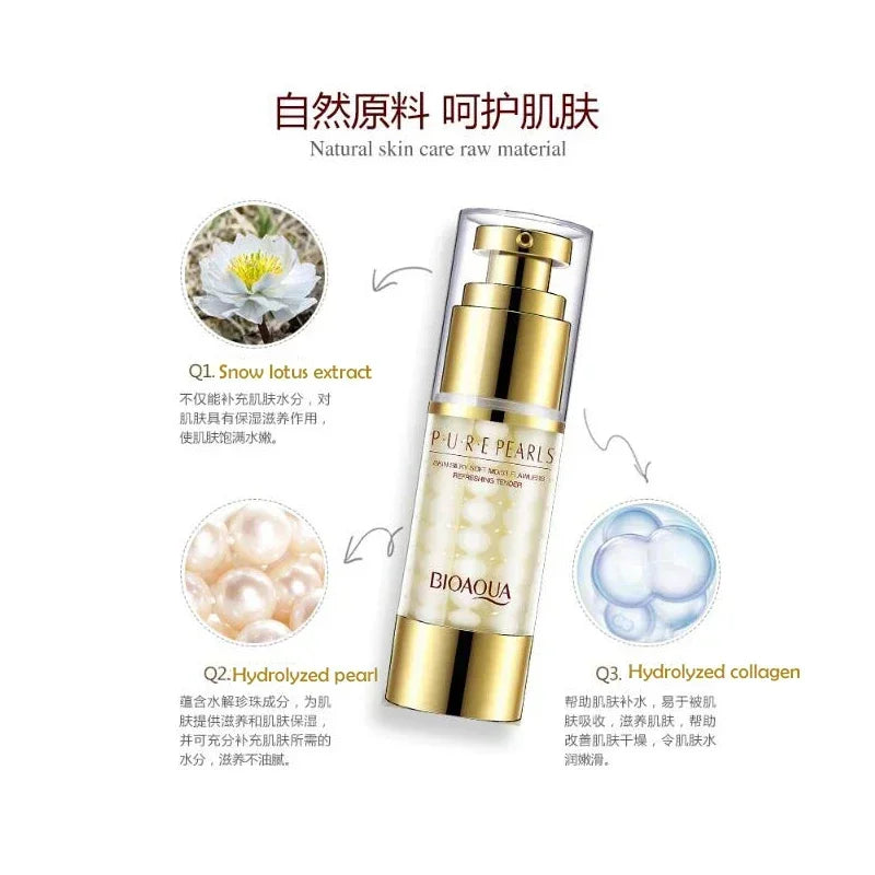 BIOAQUA Hydrolyzed Pearl Essence Emulsion Face Serum Skin Care