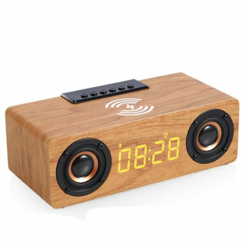 Multifunctional Wooden Retro Alarm Clock - 4msproducts