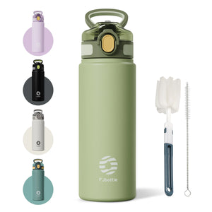 Thermos Bottle with Straw 600ml 720ml Stainless Steel Thermal