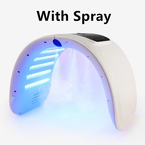 Skin Hydrating Sprayer LED Mask Facial Machine Nano Mist 7 Colors LED