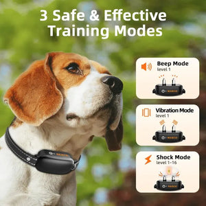 Electric Dog Training Collar Digital Rechargeable Remote