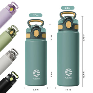 Thermos Bottle with Straw 600ml 720ml Stainless Steel Thermal