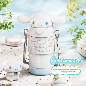 560ml Sanrio Kuromi Hello Kitty Stuff Kids Thermos Cup Insulated
