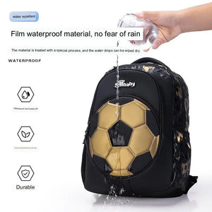 Football backpack for children schoolbag anime backpack travel school