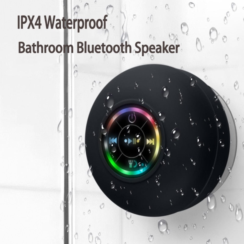 Mini Waterproof RGB Bluetooth Speaker - 4msproducts