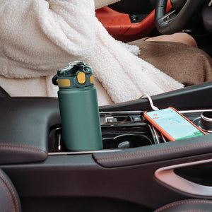 Thermos Bottle with Straw 600ml 720ml Stainless Steel Thermal