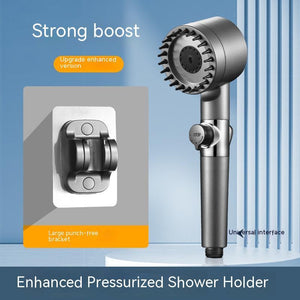 The Third Gear Adjustable Strong Supercharged Shower Head