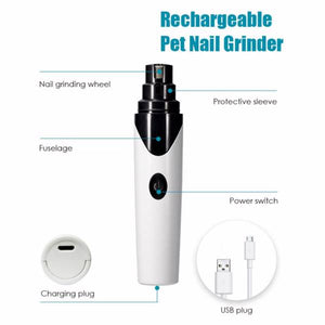 Rechargeable Pet Nail Grinder - 4msproducts