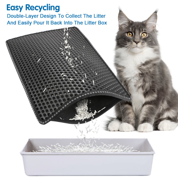 Double Layer Cat Litter Mat - 4msproducts