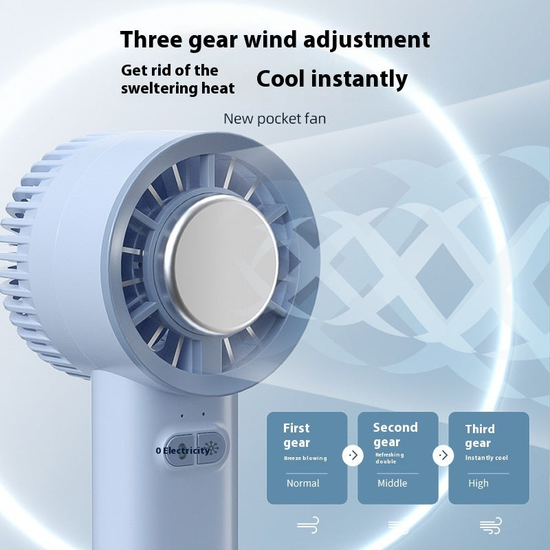 Summer Turbo Jet Fan Mini Portable Ice Cold Fan