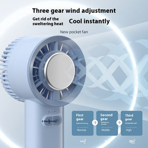 2024 Summer Turbo Jet Fan Mini Portable Ice Cold Fan