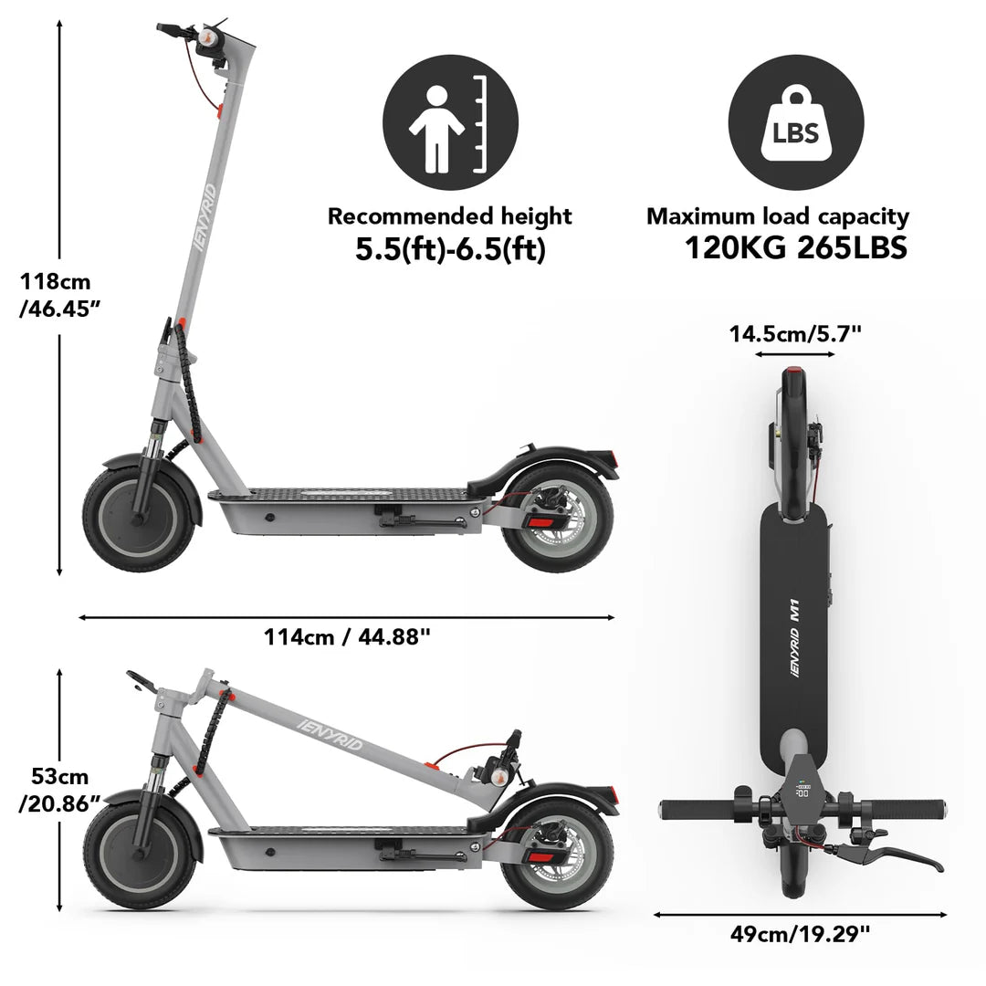 iENYRID M1 Commuter Electric Scooter 500W